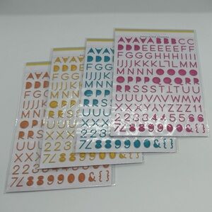 Puffy Alpha Stickers